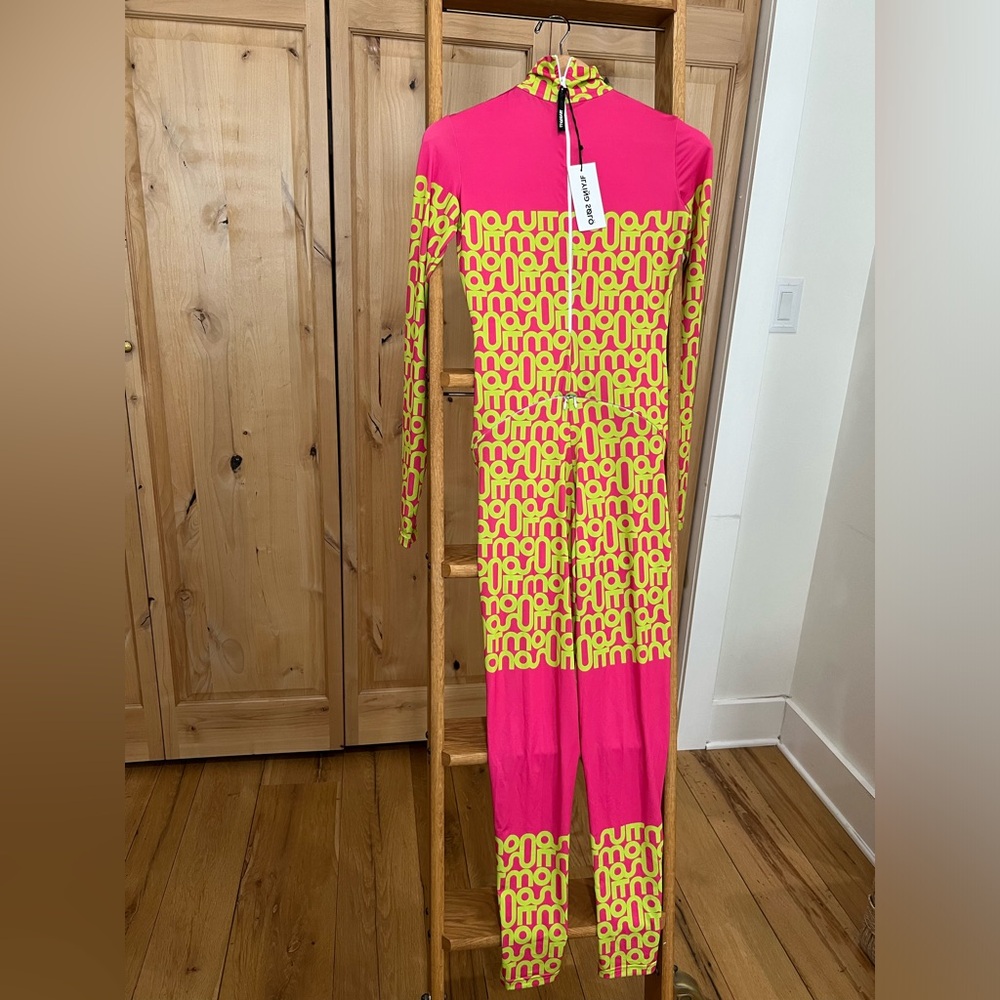 NWT Monosuit - Pink & Lime